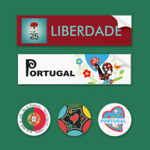 Exterior car stickers for the Portuguese traveler