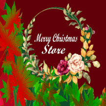 Christmas Store Wall Decor, Tapestry, Wall Art