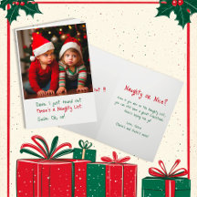 Naughty or Nice? Christmas Santa Lists
