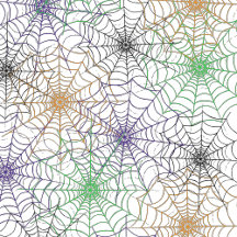 A Simple Halloween Spider's Web Pattern