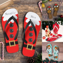 Festive Flip Flops - Currently Out of Stock