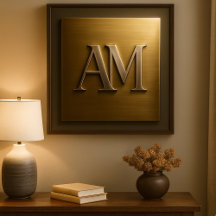 Luxury Monogram Wall Art Collection – Elegant Pers