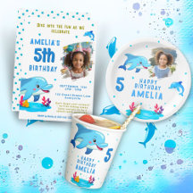 Dolphin Themed Sea Animals Birthday for Kids