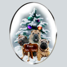Chinese Shar-pei Dogs Christmas Gifts