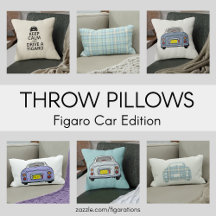 Figaro Car Pillows