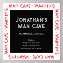 Man Cave Signs