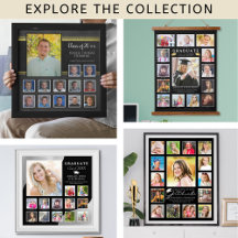 Graduation K-12 Photo Collage Keepsakes