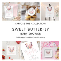 Butterfly Florals Baby Shower