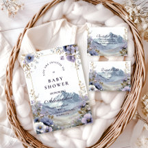 Alpine Bloom Serenity Baby Shower