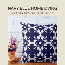 Home Living Navy Blue 