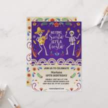 Cinco the mayo birthday theme Day of the Dead 