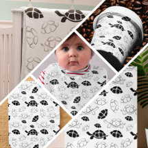 Black Turtle Baby Shower/Birthday Party Supplies