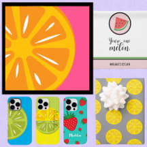 Bright Fruit Digital Illustrations