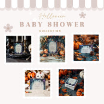 Bright Gothic Halloween Baby Shower