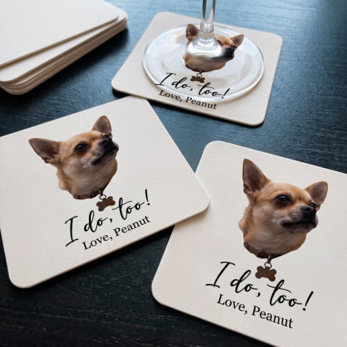 Coasters (Square) UGC 1: the personalized paper coaster with Clementine's portrait
