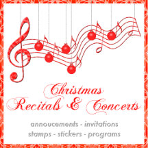 Musical Christmas Recital or Concert