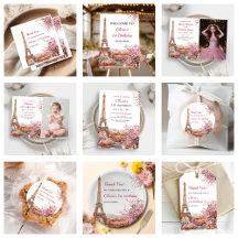 Eiffel Tower Birthday Party 1