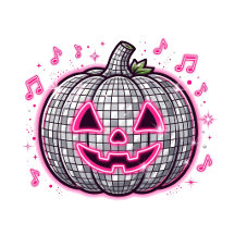 Halloween Disco Pumpkin