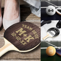 Wedding Team Ping Pong Gifts