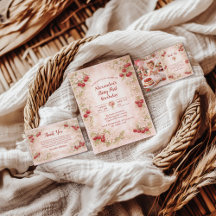 Sweet Cherry Floral First Birthday 1st Birthday