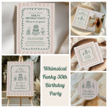Whimsical Funky Quirky Birthday Party