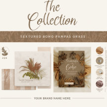  Complete Textured Boho Pampas Grass Wedding suite