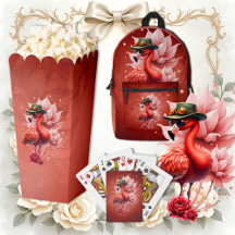 Steampunk Flamingo – Fantasy Digital Artwork 