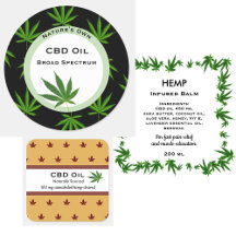 CBD Hemp Small-Business Labels