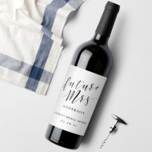 Wedding Wine Bottle Labels