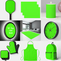 Harlequin Neon Green Solid Color 