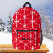 Backpacks with Winter and Christmas Themes