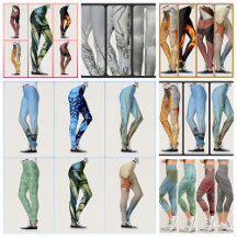 Natural Abstract Photographic Leggings
