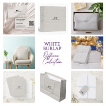 White Burlap Linen Texture 