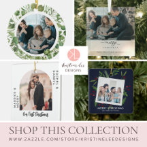 Photo Collage Christmas Ornaments