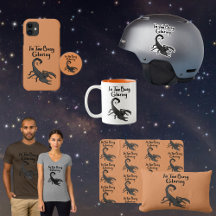 Zodiac Scorpio "I'm too Busy Glaring" Soft Orange