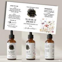 Cusotm Lables for tonics and dropper bottle. 