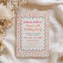 Colorful Confetti Birthday Party Collection