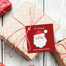 Gifts from Santa Claus Stickers & Christmas Tags