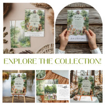 Woodland Animals Green Forest Baby Shower