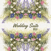 Elegant Hand-Drawn Floral Wedding Invitation 