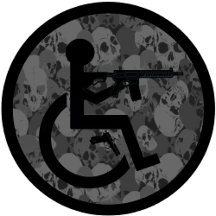 Wheeled and Armed Skull Camo