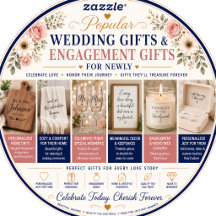 Popular Wedding Gifts & Engagement Gifts for Newly