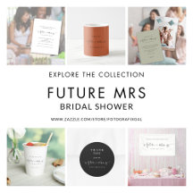 Future Mrs Artsy Script Bridal Shower