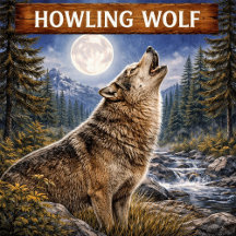 Howling Wolf Yellowstone Birthday Collection