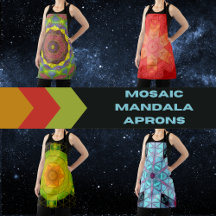 Mosaic Mandala Aprons