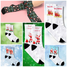Whimsical Christmas Socks