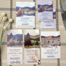 Comfort & Joy Business Holiday Cards