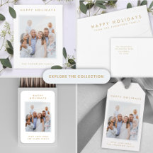 Family Christmas   White & Gold