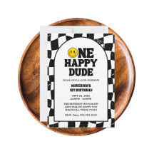 One Happy Dude Boys Retro 1st Birthday Collection