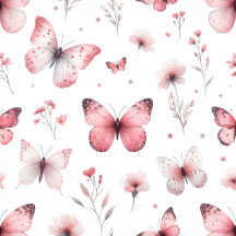 Pink Butterflies 